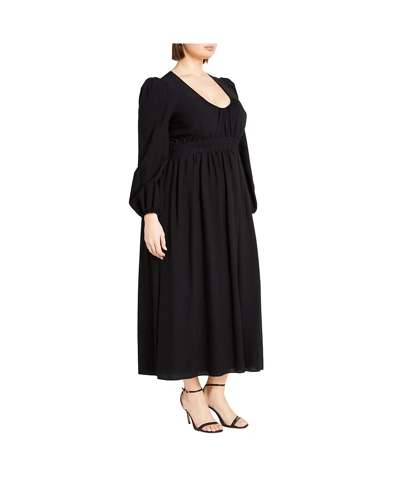 City Chic Plus Keyla Maxi Dress