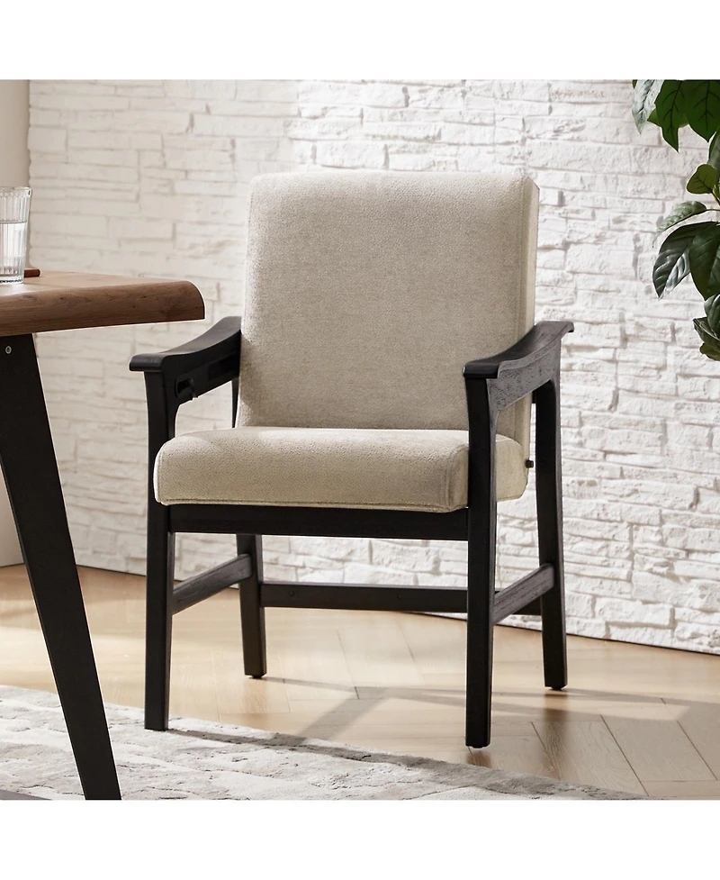 Hulala Home Marshall Modern Dining Chair with Solid Wood Legs