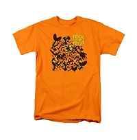 Batman Men's Trick Or Treat Collage Short Sleeve Adult Tee / T-Shirt