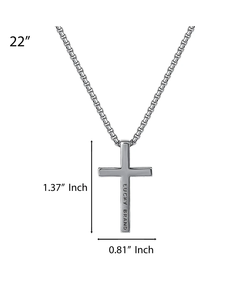 Lucky Brand Cross Pendant Necklace - 22''