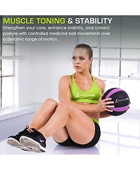 ProsourceFit Rubber Medicine Ball