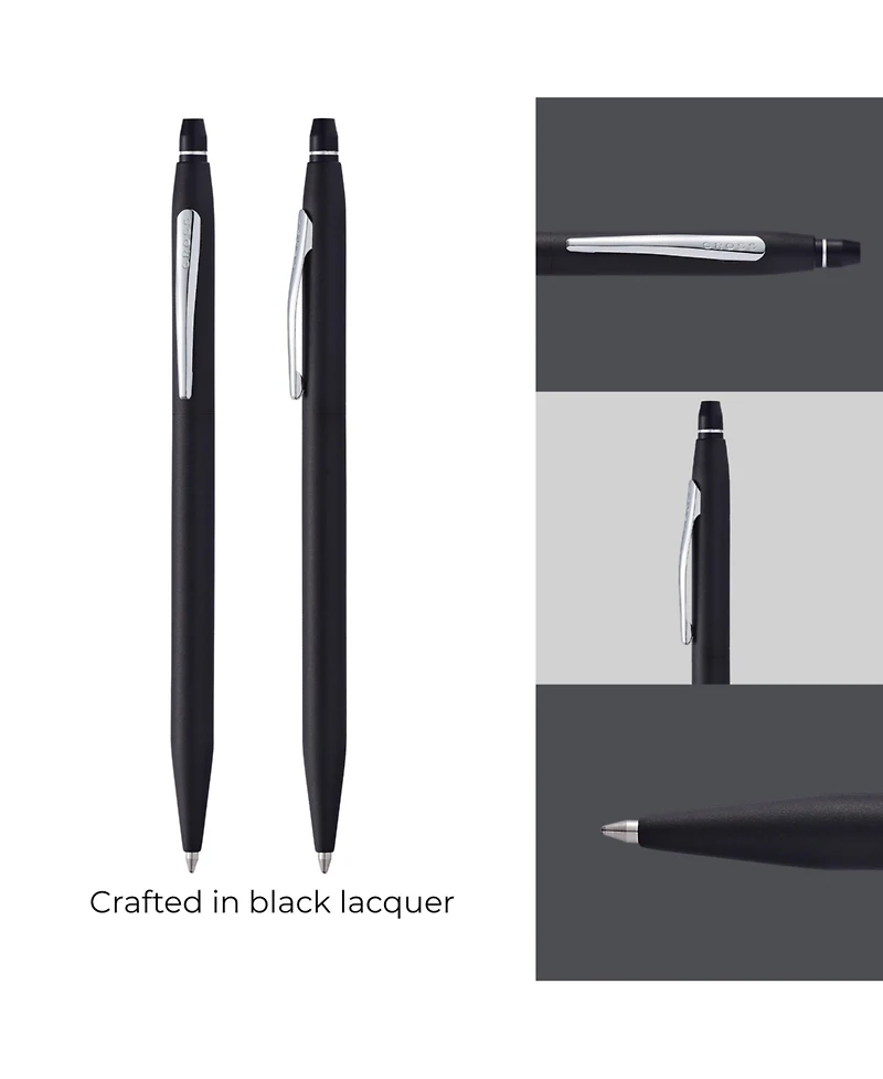 A. T. Cross A.t. Cross Click Classic Black with Chrome Appointments Ballpoint Pen