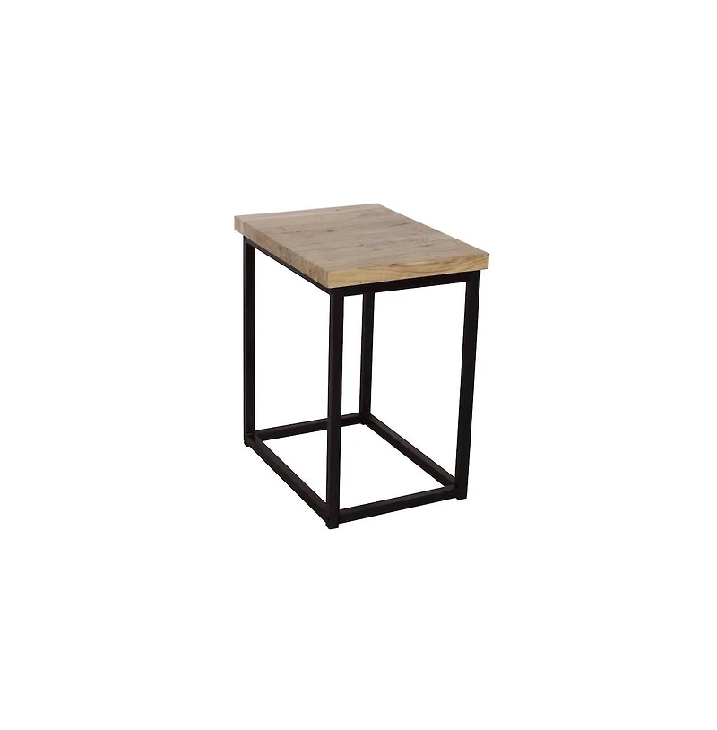 Jofran Ames Solid Wood Modern Chairside End Table