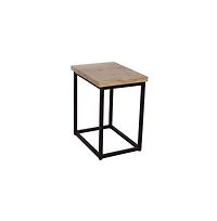 Jofran Ames Solid Wood Modern Chairside End Table