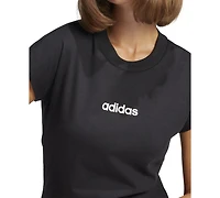 adidas Women's Essentials Linear Cotton T-Shirt