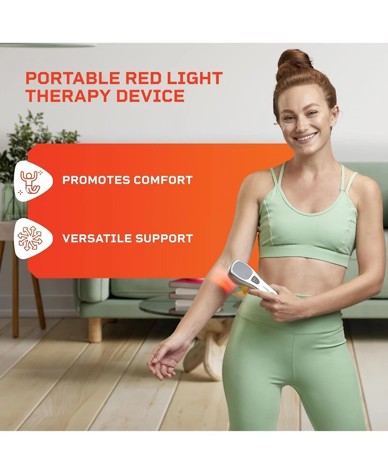 LifePro Infrared & Red Light Therapy Device – Portable Pain Relief for Joints & Muscles with 3 Wavelengths & Inflammation Reduction