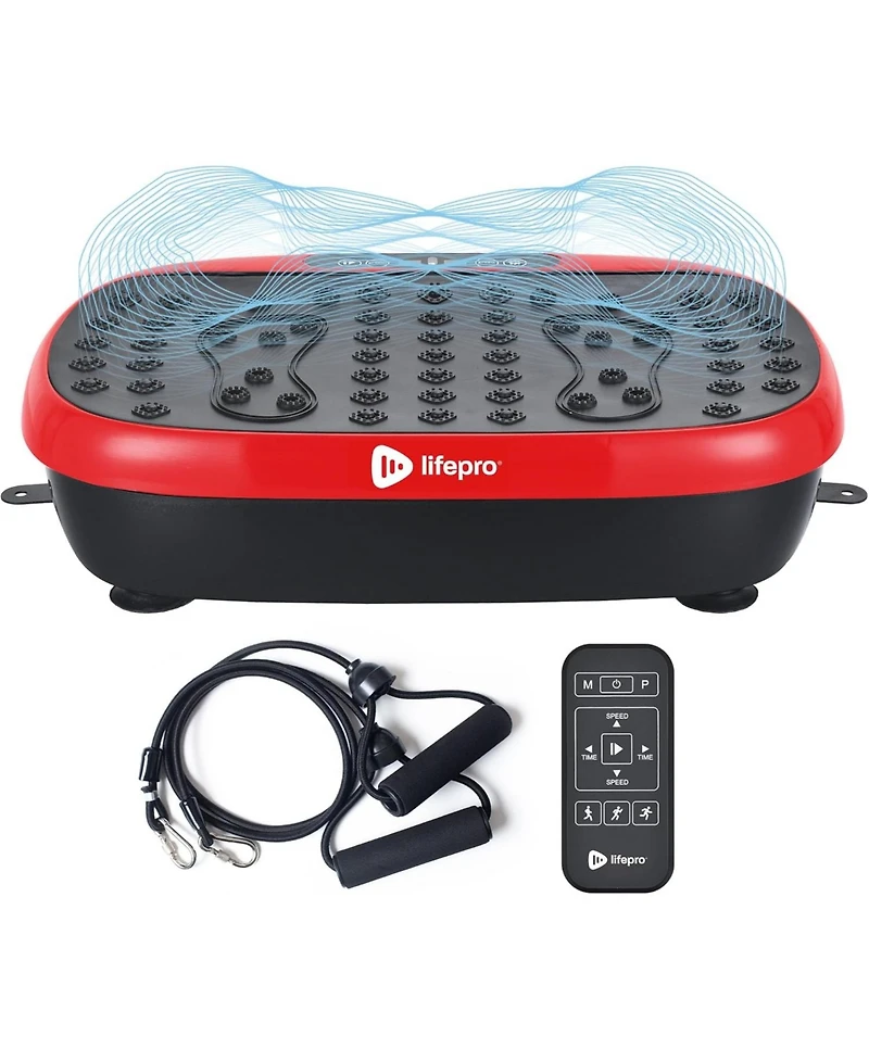 LifePro Compact Vibration Plate Exercise Machine for Full Body, Lymphatic Drainage, Joint Pain Relief & Calorie Burn