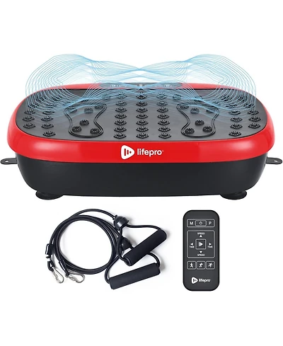 LifePro Compact Vibration Plate Exercise Machine for Full Body, Lymphatic Drainage, Joint Pain Relief & Calorie Burn