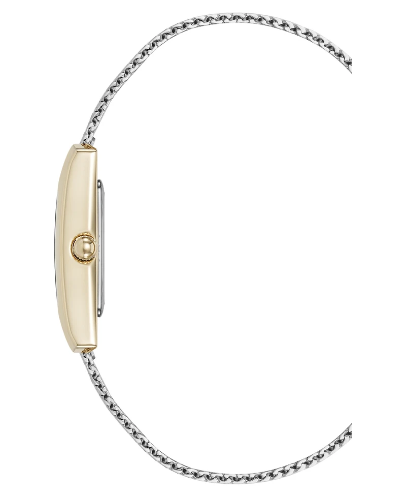 Anne Klein Women's Quartz Two-Tone Stainless Steel Mesh Watch, 20mm