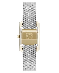 Anne Klein Women's Quartz Two-Tone Stainless Steel Mesh Watch, 20mm