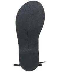 Dolce Vita Women's Judy Lace-Up Ankle Wrap Embellished Flat Sandals