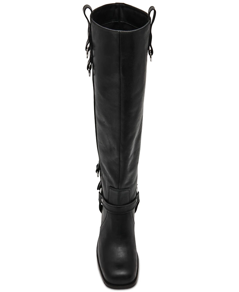 Steve Madden Women's Lawful Tall Moto Boots