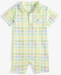 Baby Boys Park Plaid Sunsuit, Exclusively at Macy's