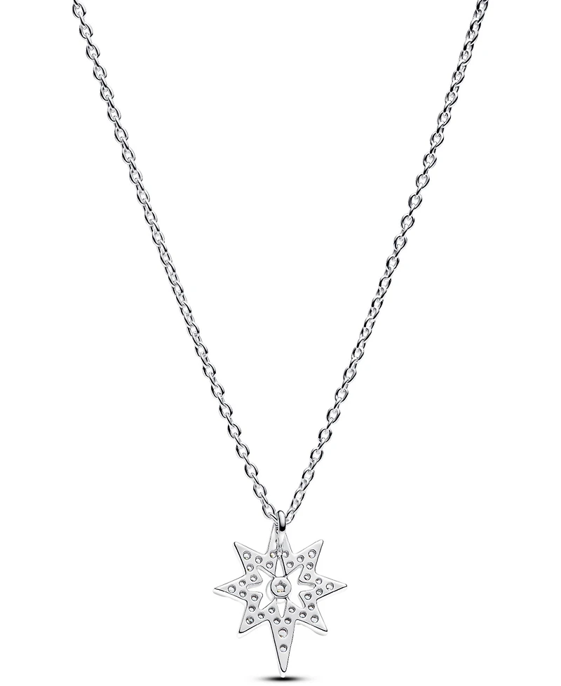 Pandora Silver North Star Pendant Necklace