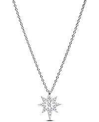Pandora Silver North Star Pendant Necklace