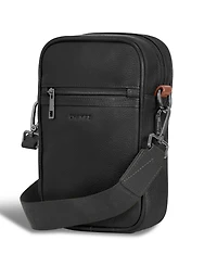 Onyx Vertical Leather Cross Body