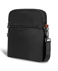 Onyx Leather Cross Body Bag