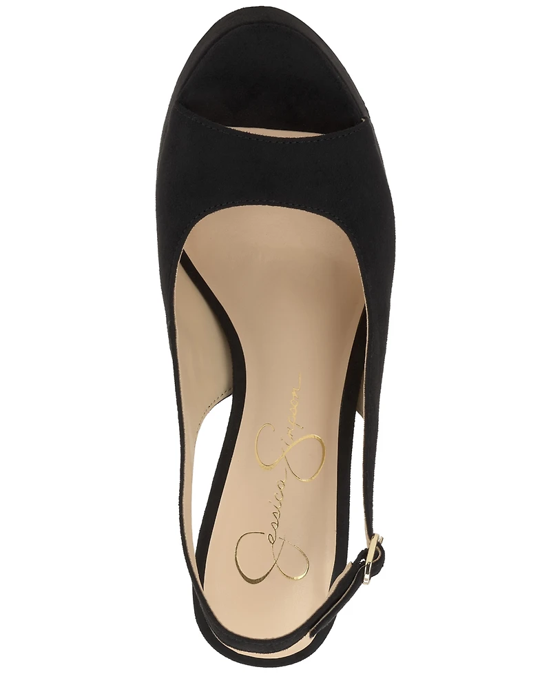 Jessica Simpson Women's Sibilla Slingback Platform Stiletto Pumps