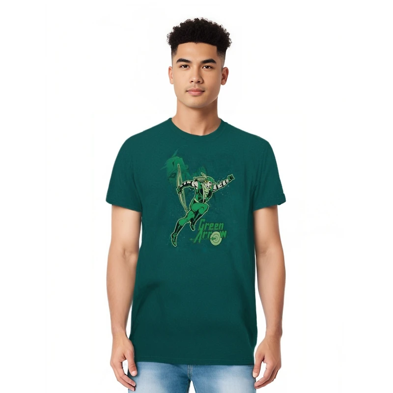 Dc Green Arrow Big & Tall Comics Action Short Sleeve Adult Tee / T-Shirt