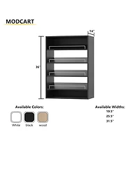 Modular Storage Angled Shelves, Wood Closet Organizer Adjustable, Stacking