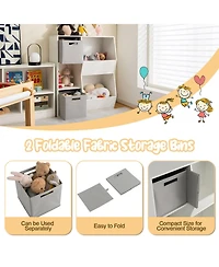 Gouun Kids Toy Storage Cabinet with Shelves