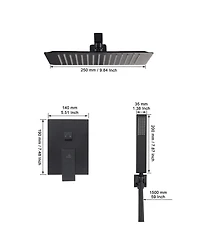 Casainc Pressure-Balanced (Temperature And Volume) All-In-One Kit with Rough in-Valve