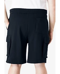 KingSize Big & Tall 10" Fleece Cargo Shorts