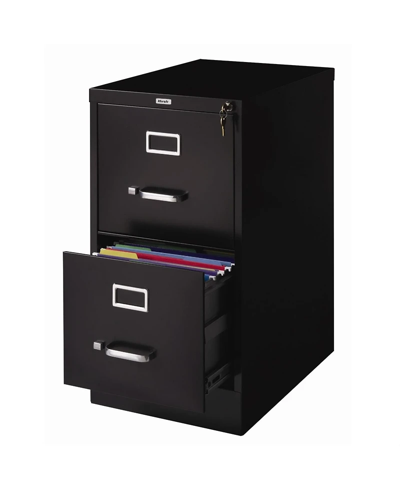 2-Drawer Vertical Filing Cabinet with Lock for Secure Office Storage