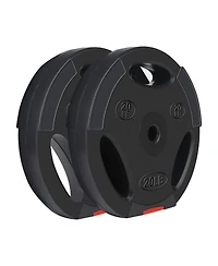 Signature Fitness Standard 20 Pound Coded Olympic Weight Plate