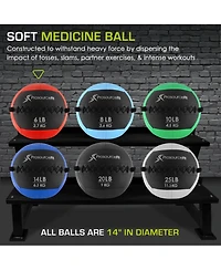 ProsourceFit Soft Medicine Ball, 6lb