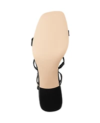 Marc Fisher Women's Gellyn Caged Block Heel Sandals