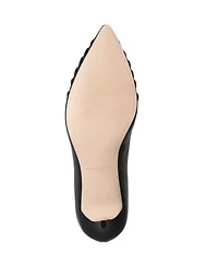 Marc Fisher Ltd Women's Paria Ruched Kitten Heel Pumps
