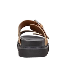Marc Fisher Ltd Women's Agusta Double Buckle Flatform Sandals