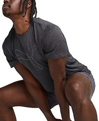 Puma Men's Performance Cat Logo Graphic Training T-Shirt