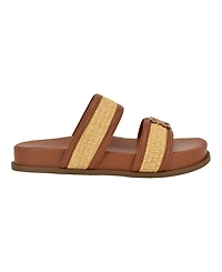 Tommy Hilfiger Women's Jiana Logo Footbed Slip-On Sandals