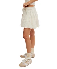 Free People Women's Roselle Eyelet Mini Skirt