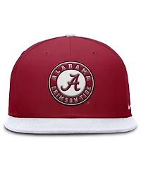 Nike Men's Crimson/White Alabama Crimson Tide Two-Tone Primetime Performance Fitted Hat