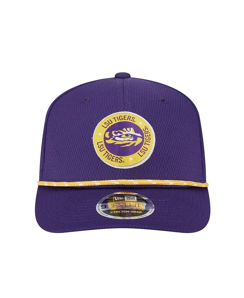 New Era Men's Purple Lsu Tigers Coolera 9SEVENTY Rope Stretch-Snap Hat