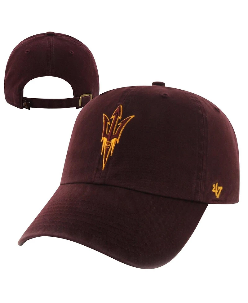 '47 Brand Men's Maroon Arizona State Sun Devils Vintage Clean Up Adjustable Hat