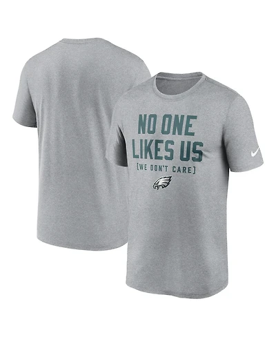 Nike Men's Heather Gray Philadelphia Eagles Hometown Legend Performance T-Shirt
