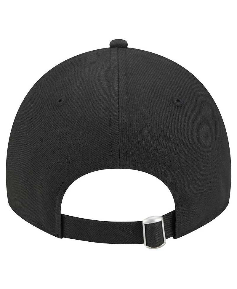 New Era Men's and Women's Black Las Vegas Aces Core Logo 9TWENTY Adjustable Hat