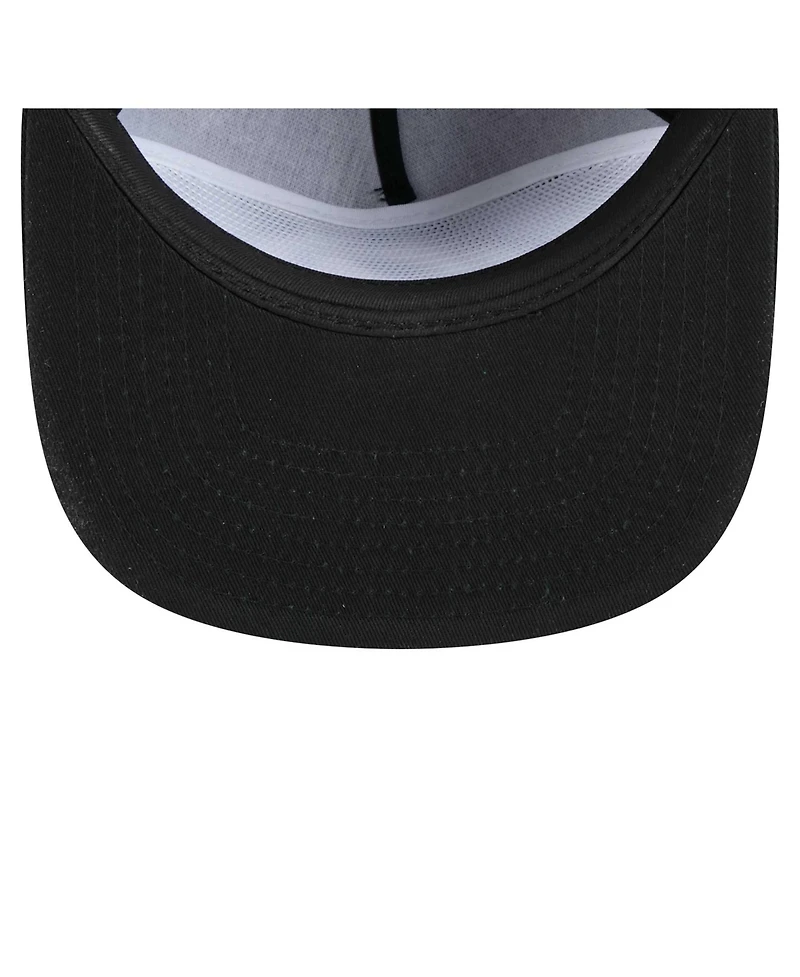 New Era Men's Black Los Angeles Rams B-Dub Golfer Snapback Hat