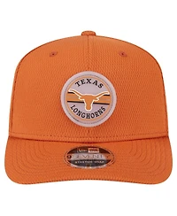 New Era Men's Burnt Orange Texas Longhorns Patched 9SEVENTY Stretch-Snap Adjustable Hat