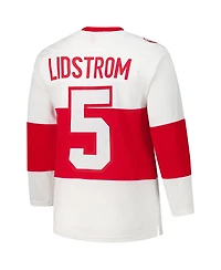 Mitchell & Ness Men's Nicklas Lidstrom White Detroit Red Wings 2008-09 Power Play Jersey