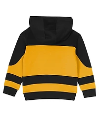 Outerstuff Toddler Black/Gold Pittsburgh Penguins Puck Hero Fleece Hoodie and Sweatpants Set