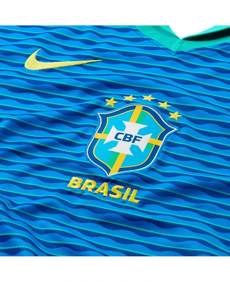 Nike Men's Neymar Jr. Blue Brazil National Team 2024 Away Stadium Replica Player Jersey
