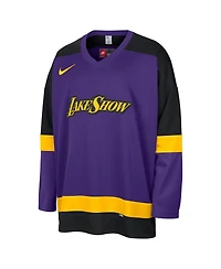 Nike Men's Purple Los Angeles Lakers 2024/25 City Edition Courtside Heavyweight Hockey Jersey