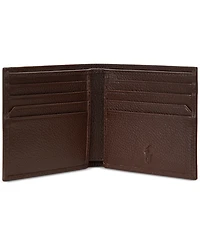 Polo Ralph Lauren Men's Pebbled Leather Billfold Wallet