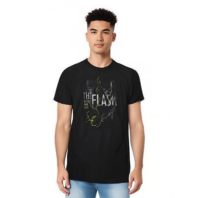 Dc Flash Mens Dc Comics Flash Bold Flash Short Sleeve Adult Tall Tee / T-Shirt