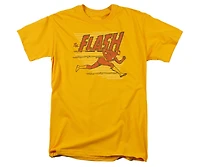 Dc Flash Mens Comics Speed Lines Short Sleeve Adult Tee / T-Shirt